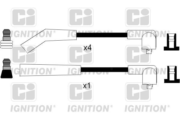 QUINTON HAZELL Sytytysjohtosarja XC1056